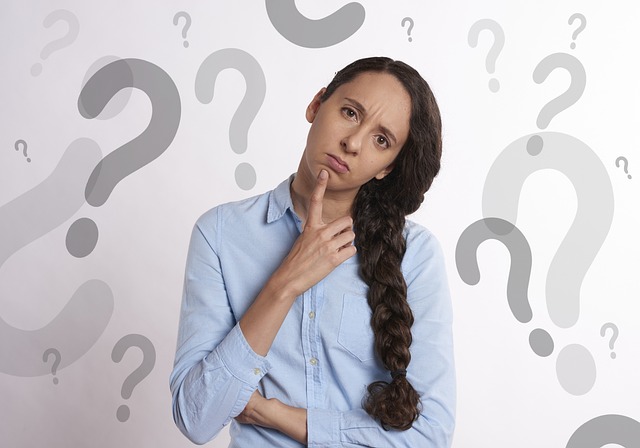 woman wondering about a frequently asked question